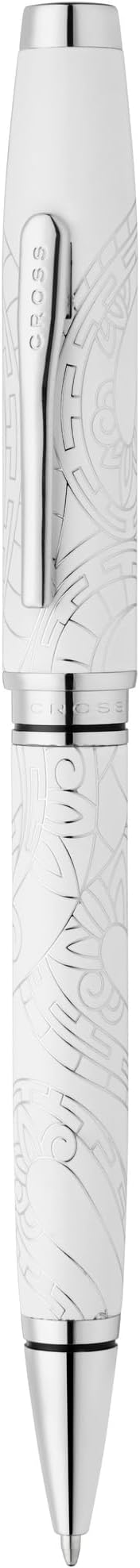Cross Coventry Zodiac Year of the Snake Pearl White Lacquer Ballpoint Pen - Refillable Pen for Smooth Writing - Professional, Elegant Accessory - Black Ink - Long-Lasting Use - Desk Essential