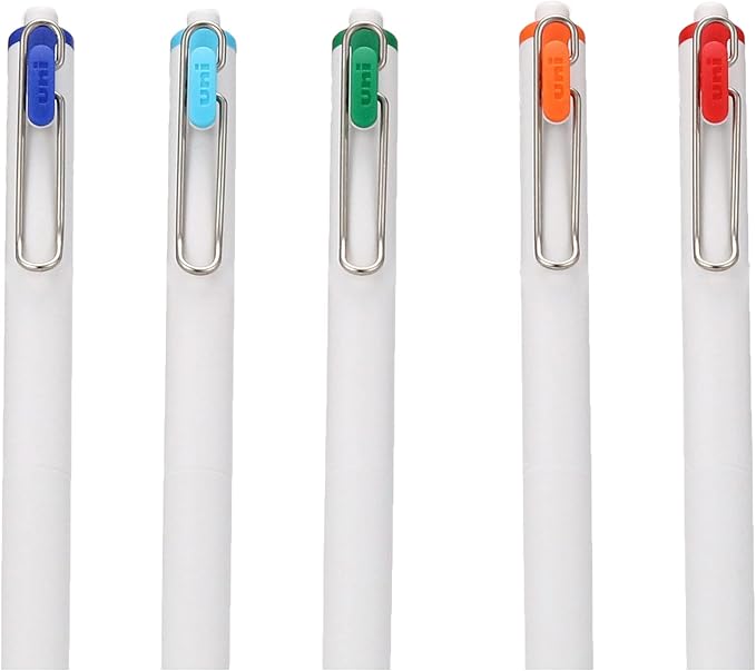 Uni Ball One, Gel Ink 0.38mm Ballpoint Pen, 8 Colors Set (UMNS388C)