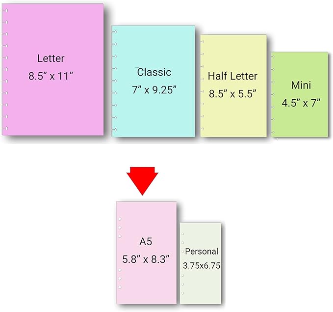 Habit Tracker Inserts for A5 Size Planners, Fits kikiki.K, Filofax, Louis Vuitton GM, Day Designer, Carpe Diem
