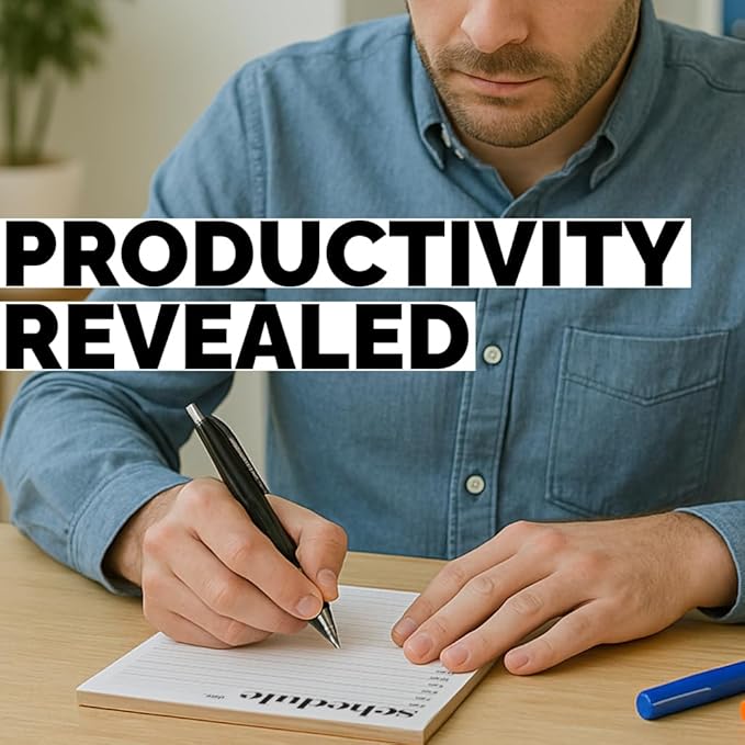 Daily Planner Notepad, Daily Schedule Pad, Tear-Off, A5 Size (5.8" x 8.3") To Do List Notepad, Productivity Planner for Work and Study, Premium Thick Paper with Cardboard Back Support by Hadigu.