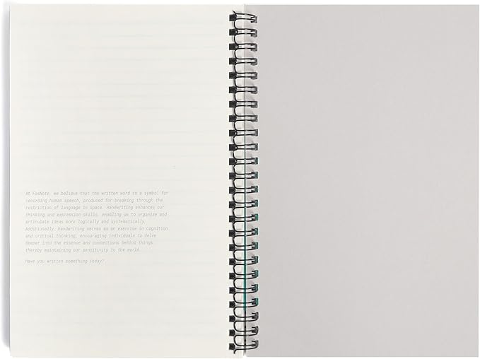 Blank Spiral Notebook 5.51 x 8.27 in (A5), 160 Pages Blank Paper, Wirebound Sketchbook for Drawing, Notes & Creative Ideas, Calendar Card Included (2025) (Iris)