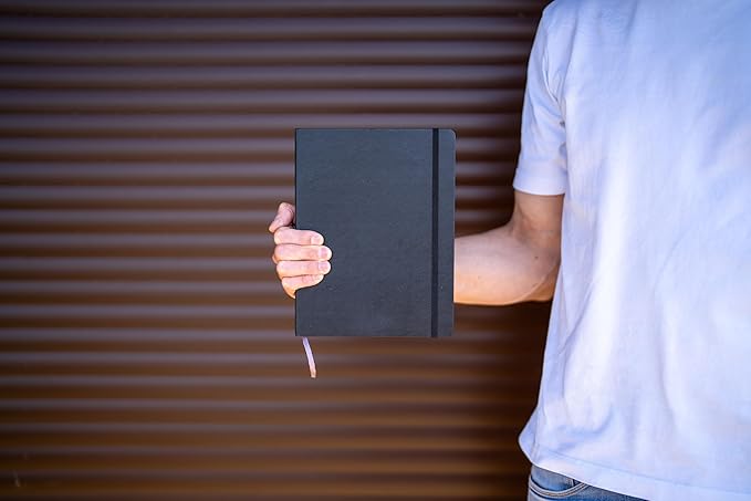 Moleskine Cahier Journals - 9-3/4'' x 7-1/2'', Black, Blank, Pkg of 3