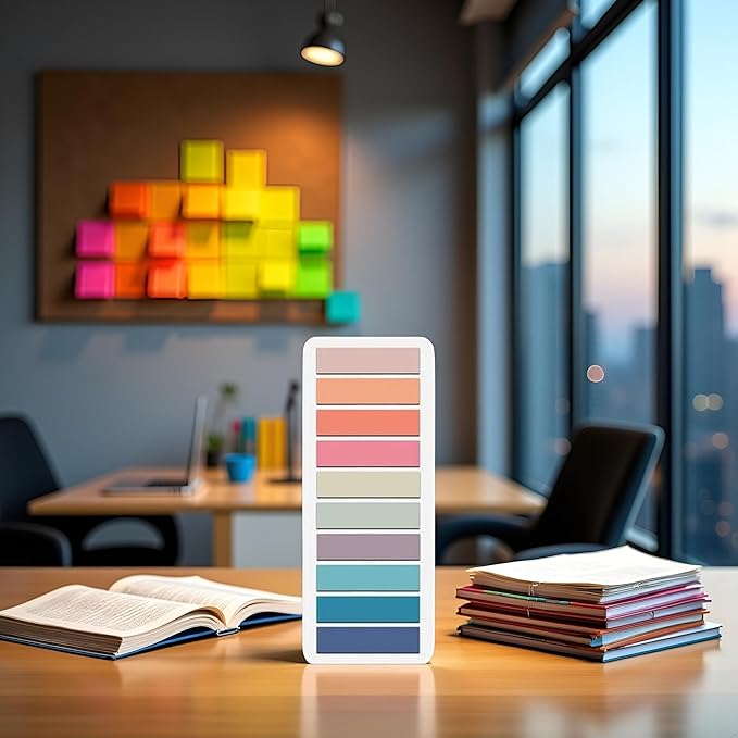 200 Pcs Sticky Index Tabs Small Sticky Notes Book Tabs,Tabs for Notebooks, Page Markers Notes Tabs Writable and Book Flags Tabs Post It Tabs Strip Index Tabs for Page Marking Classify File (Orange)