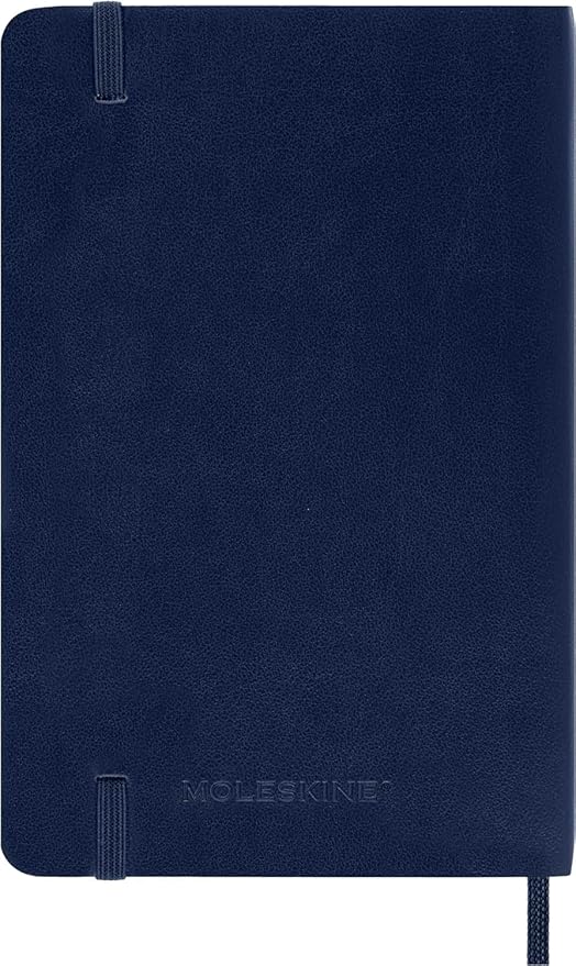 Moleskine Classic 12 Month 2025 Weekly Planner, Soft Cover, Pocket (3.5" x 5.5"), Sapphire