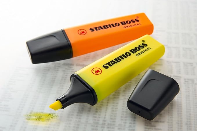 STABILO Highlighter BOSS ORIGINAL Deskset of 15 Assorted Colours