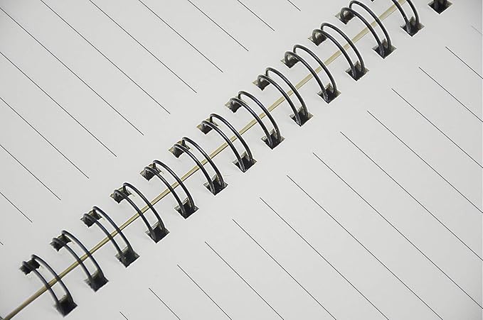 YYaaloa 4pcs A5 Ruled Spiral Notebooks Journals Sketch Books Brown Soft Cover 120 Pages 5.7" x 8.3" Cream colored paper (A5 Lined Brown-4pcs)