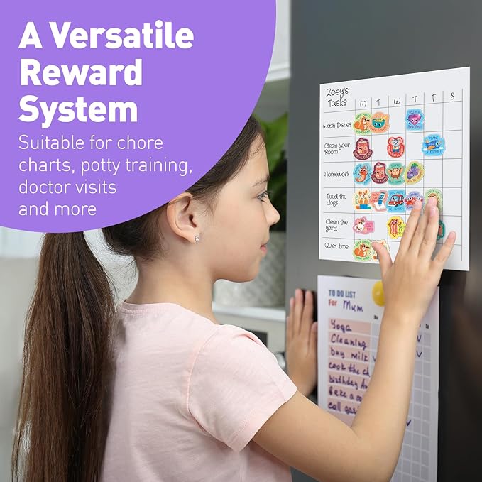 S&O 600 Large Otterly Fantastic Reward Stickers for Kids Classroom - Teacher Label for Students - Counselor & School Badges for Children- Funny Stickers for Kids - Good Job Badges with 40 Puns