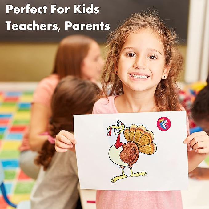 2872 Large Incentive Stickers, 64 Sheets Round Encouragement Stickers, Animals Donuts Cupcakes Stars Hearts Motivational Teacher Classroom Reward Gifts Encourage Kids to Do Chores Go to The Toilet