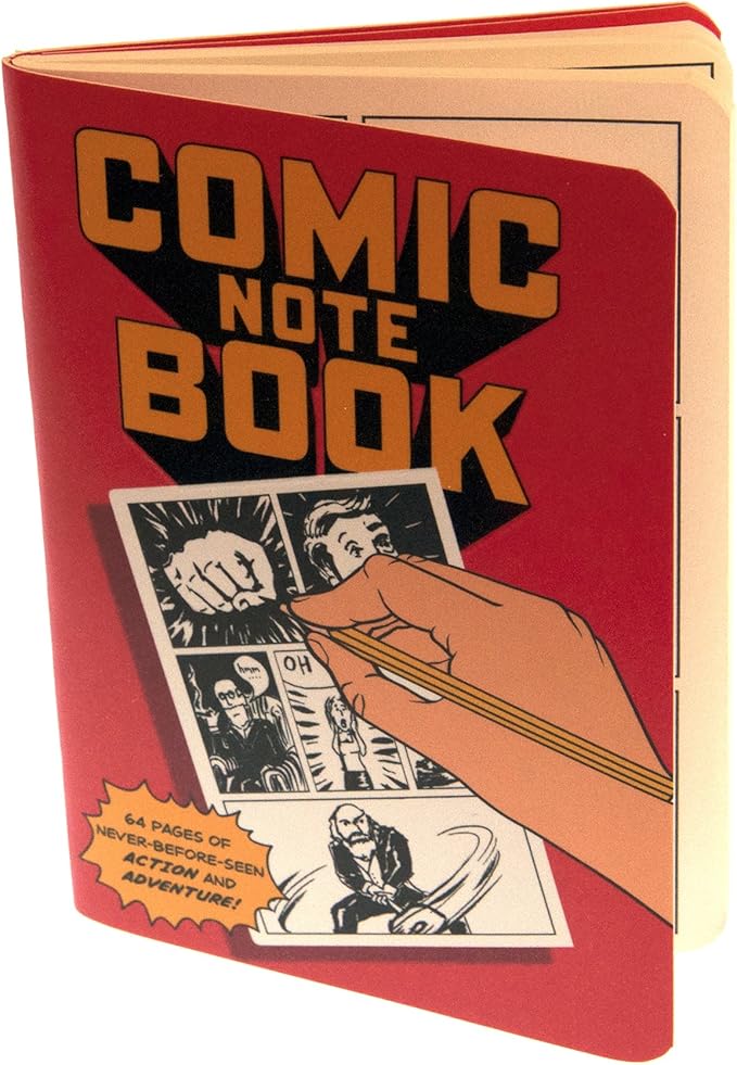 Comic Book Passport Sized Notebook - Filled With Blank Panels for Creating Your Own Comics