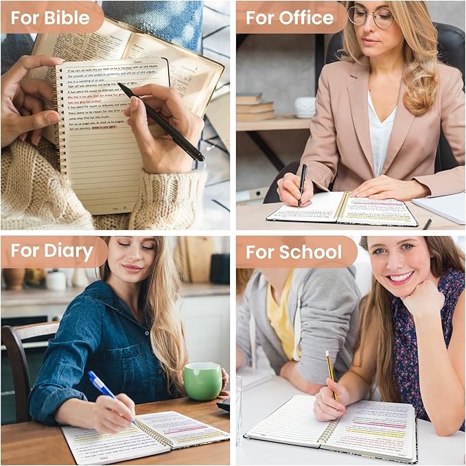 Taja Lined Spiral Notebook Journal for Women A5(5.8" × 8.3"), Cute Hardcover Notebook for Work, School & Note Taking, Pretty College Ruled Journal for Writing, 140 Pages, Ornate Bloom