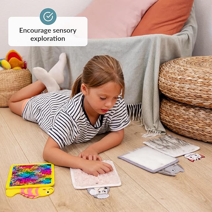 Calm Down Corner | Perfect for Classrooms | Sensory Calming Corner with Items for Kids | Education Calming Corner Kit with Posters, Solutions Wall, Sensory Toys, Fidget Tools | Special Education
