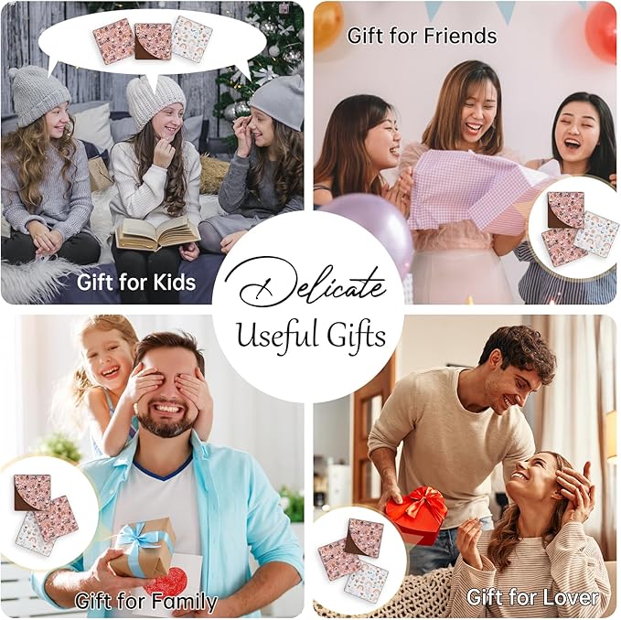 2 Pack Flower Leather Book Corner Bookmark, Durable Handmade Reading Accessories - Gifts for Readers, Women, Men, Teachers, Students