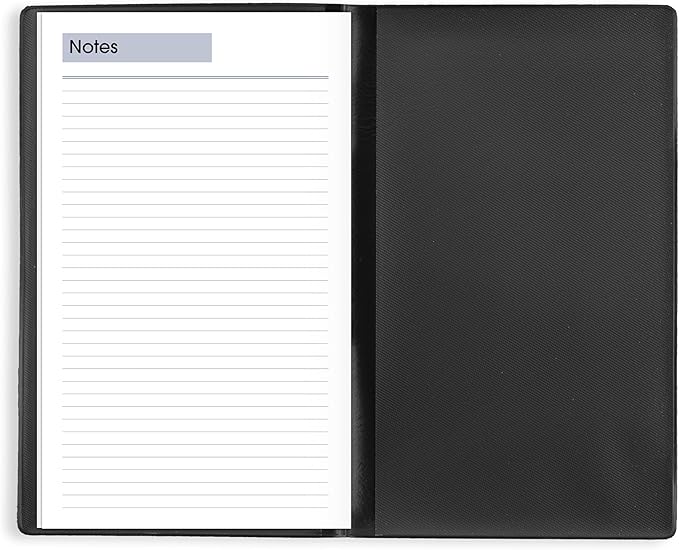 AT-A-GLANCE 2026 Planner, Weekly, 3-1/2" x 6", Pocket Size, Open Scheduling, DayMinder, Black (SK480026)
