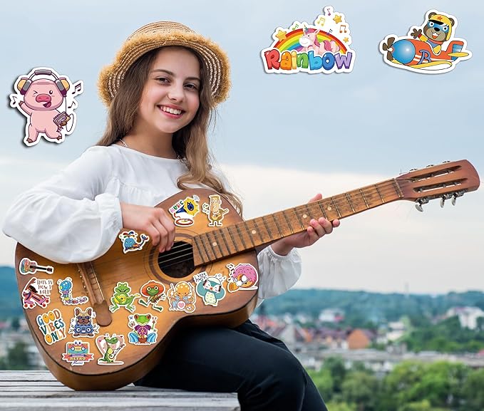 300 PCS Cute Stickers for Kids – Waterproof Vinyl Stickers for Water Bottles, Laptops & Scrapbooks | Fun School Supplies, Classroom Rewards & Teacher Prizes, Sticker Pack for Girls & Teens