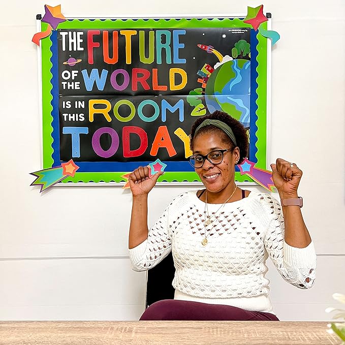 Sproutbrite Classroom Decorations - Banner Posters for Teachers - Bulletin Board and Wall Decor for Pre School, Elementary and Middle School Themes