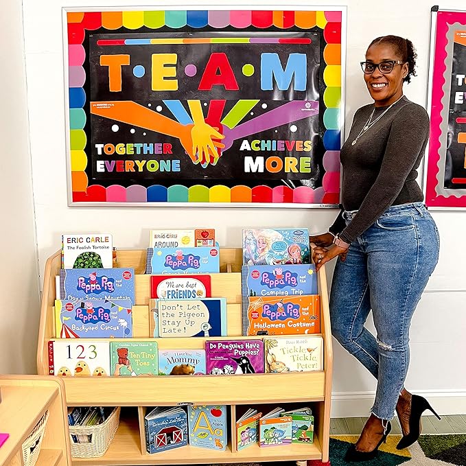 Sproutbrite 13.5" x 39" Classroom Decorations - Banner and Poster for Teachers - Bulletin Board and Wall Decor for Pre School, Elementary and Middle School