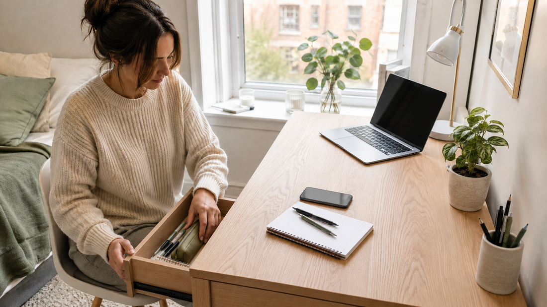 How to Organize a Small Desk Without Buying More Storage