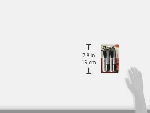 Sharpie King Size Permanent Marker Large Chisel Tip Great for Poster Boards Black 4 Count
