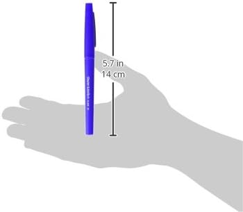 Paper Mate Flair Felt Tip Pens, Medium Point (0.7mm), Blue, 12 Count - Teacher Supplies, Arts & Crafts, Back to School