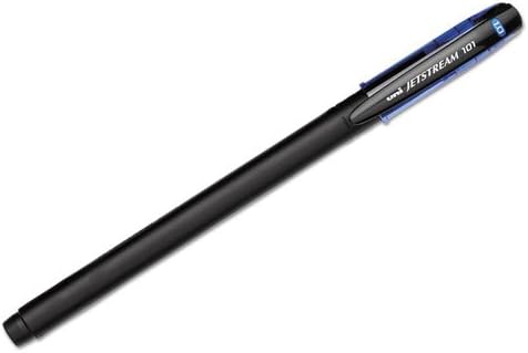 uniball Jetstream 101 Ballpoint Pens, Medium Point (1.0mm), Blue, 12 Pack