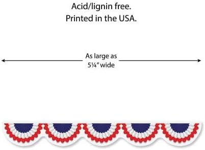 Current Celebration Patriotic Sticker Variety Pack - 2 Sheets, 48 Assorted Stickers for Kids, Teachers, School, Scrapbooking, Journals, Monthly Planners, Calendars, Holiday Crafts & Greeting Cards