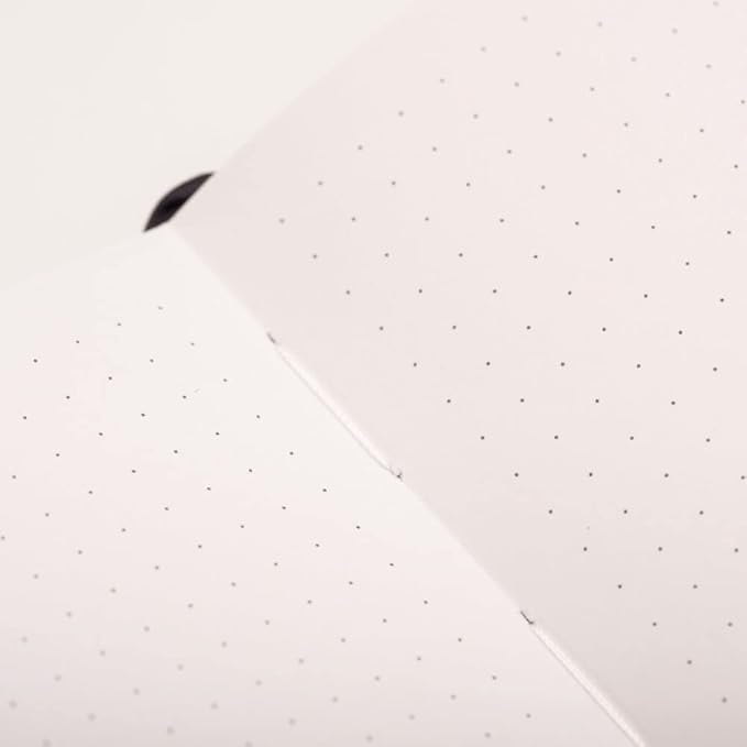 Yop & Tom Bullet Dotted Journal (A5) - Moon and Stars - Dot Grid Notebook With Extra Thick Paper (160 GSM) - Charcoal