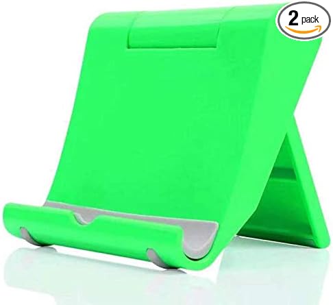 Accessonico Adjustable Tablet Stand, 2 Pack, Compatible with Fire HD 8, Samsung Galaxy Tab S5e, Kindle Paperwhite, E-readers
