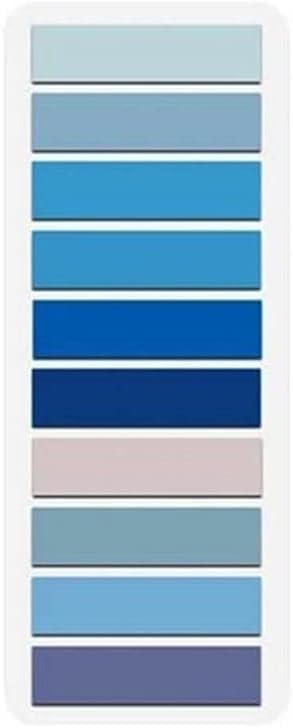 200Pcs Page Markers and Index Tabs, Blue Sticky Notes, Self-Stick Book Flags for Page Marking