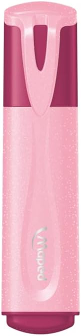 Maped Fluo Peps Glitter Highlighters in Pastel Colors x4 (742046)