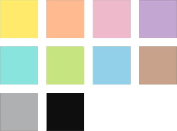 STAEDTLER 362 CSB10 Triplus Textsurfer Highlighter, 1-4mm Line Width - Assorted Pastel Colours (Pack of 10)