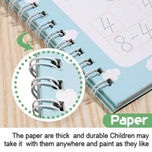 Magical Handwriting Workbooks Handwriting Practice Copybook Aid Magic Pen Reusable Copybook Grooves Template Design for Children Books Suitable for Children's Learning Valentine Gifts for Kids