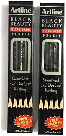 artline Black Beauty Ultra dark Pencil Pack of 2 (2)