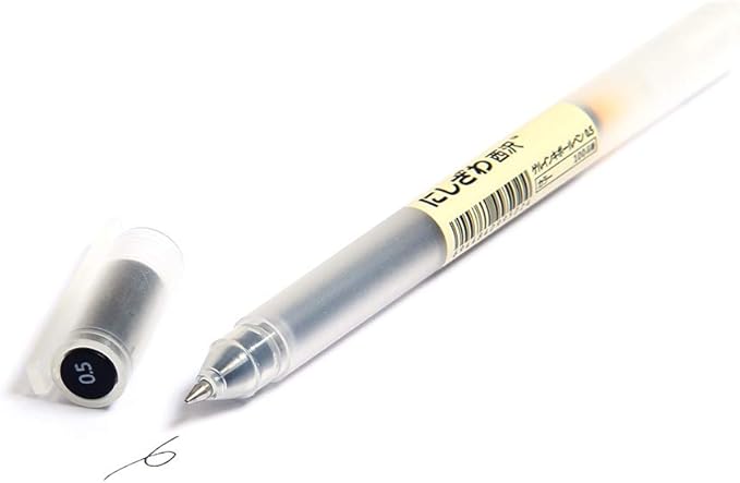 OBE WISEUE Fine Point Smooth Witing Rollerball Teacher Pens,Black Ink Bullet Pen Tip 0.5mm Point Ultra Light Writing Japanese Style Pens for Journaling Note Taking Drawing,12 Count