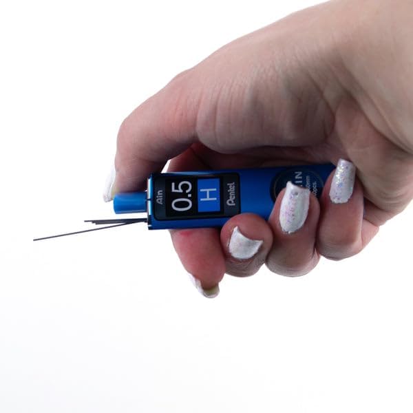 Pentel Ain Stein Mechanical Pencil Lead, 0.5mm H, 40 Leads (C275-H)