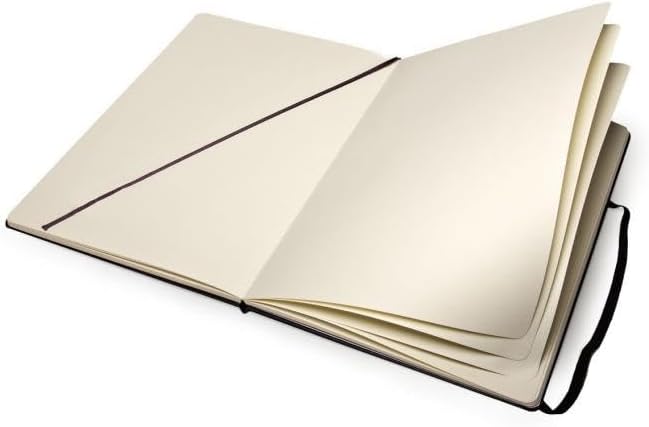 Moleskine Art Sketchbook, Hard Cover, A4 (8.25" x 11.75") Plain/Blank, Black, 96 Pages (Pack of 12)