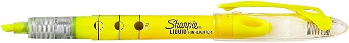 Sharpie 1754463 Accent Liquid Pen Style Highlighter Chisel Tip Fluorescent Yellow Dozen