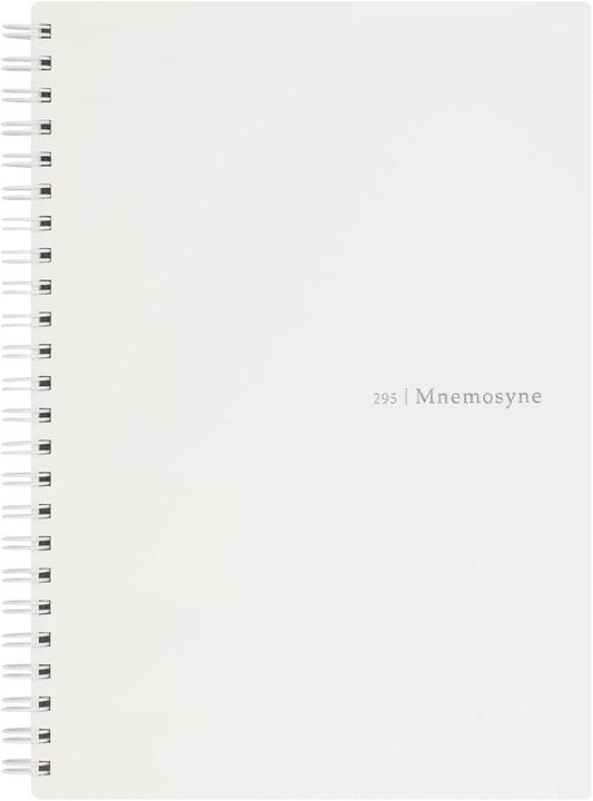 Maruman MNEMOSYNE Soft Cover Notebook 8.27 x 5.83 Inches (A5), 7mm ruled 24-line, 80 Sheets, Off-White, 1 ea. (N295-06)