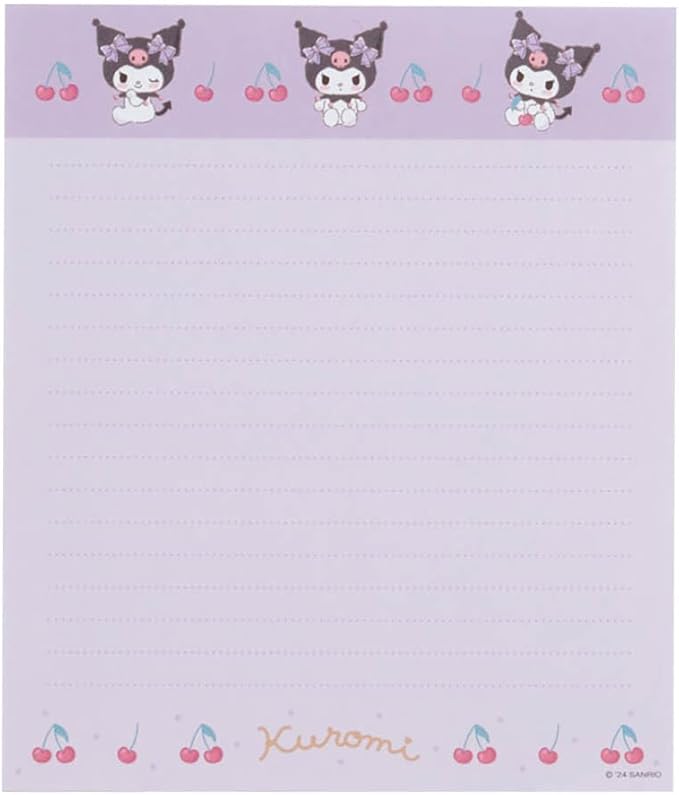 Sanrio 493937 Character Letter Set, Chromi, Package: Approx. Width 6.3 x Depth 0.3 x Height 8.7 inches (16 x 0.8 x 22 cm)
