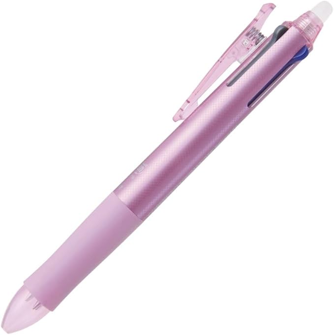 Pilot Frixion 4 Color Ballpoint Pen, Pink Body (LKFB-80EF-P)