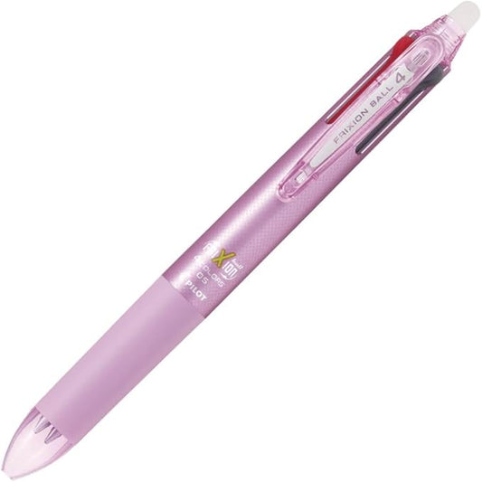Pilot Frixion 4 Color Ballpoint Pen, Pink Body (LKFB-80EF-P)