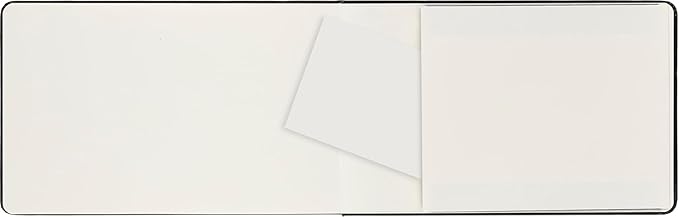Moleskine Art Watercolor Album, Hard Cover, Large (5" x 8.25") Plain/Blank, Black, 72 Pages