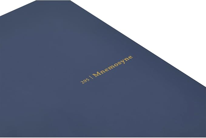 Maruman MNEMOSYNE Soft Cover Notebook 8.27 x 5.83 Inches (A5), 7mm ruled 24-line, 80 Sheets, Navy, 1 ea. (N295-72)