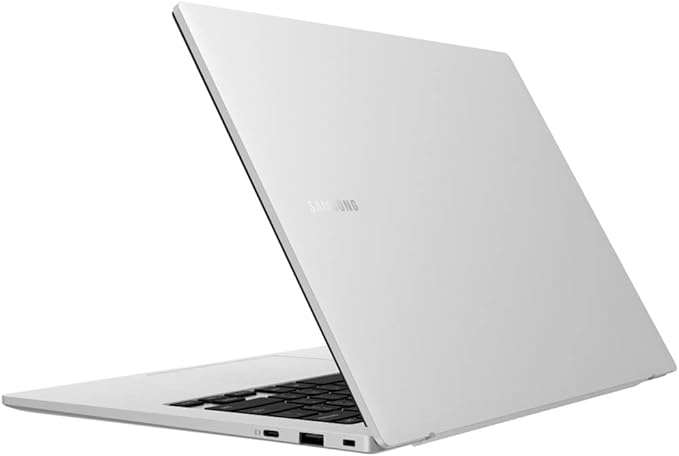 Samsung Galaxy Book Go 5G Laptop (256GB, 8GB RAM, Wi-Fi + 5G / 4G LTE) 14.0" Snapdragon 8cx Gen 2, GSM Unlocked Windows 11 Cellular Notebook w/ 180-Degree Hinge (Silver) (Renewed)