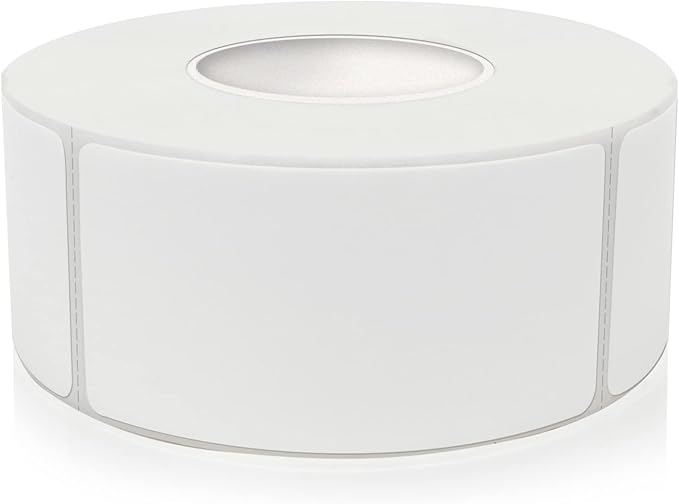 Removable Freezer Labels, Date Label 1x2 Inch Food Storage Stickers, Waterproof Oil Resistant Easy Clean Leaves no Residue 300 Total Per Roll