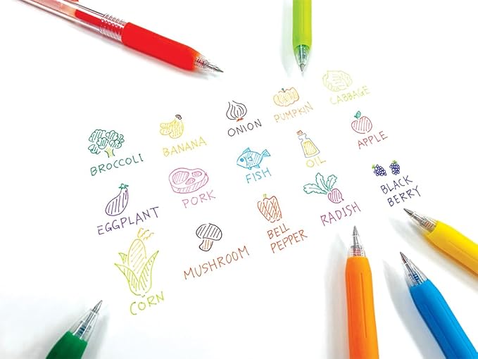 Zebra Pen Sarasa Clip Recycled Retractable Gel Pen, 0.5mm Fine Point, Red Ink, Water-Based, Ideal for Office and School, Journal, Note Taking and Planner Use, 75% Recycled, 12-Pack (47330AMZ)