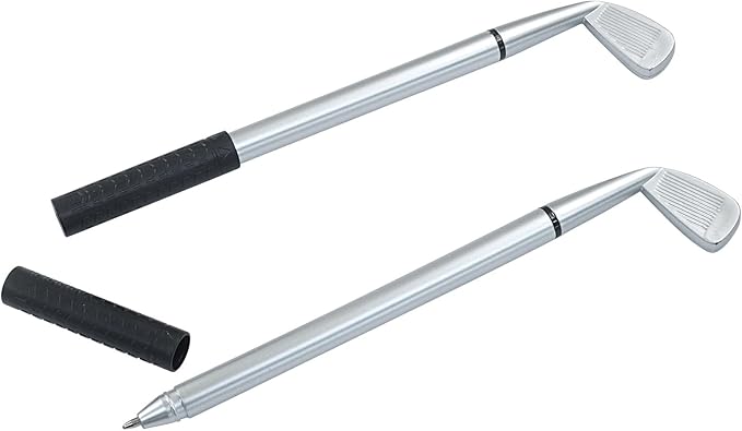 BokWin 25 Pack Golf Ballpoint Pen， Mini Golfing Club Props - Funny Sports Themed Black Ink Writing Instruments for Students, Coworkers, Office Use, and Stationery Supplies Gift Idea