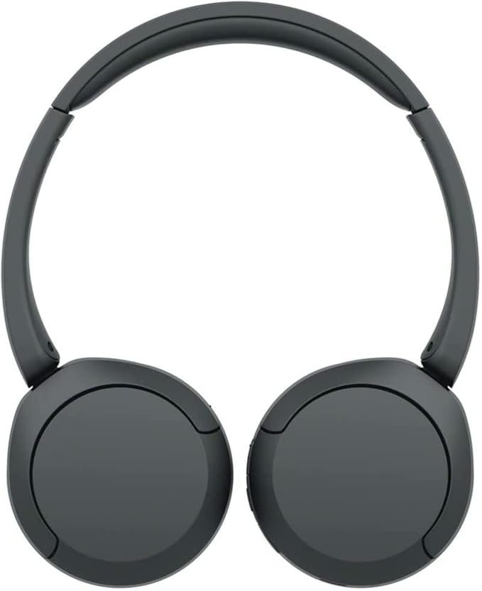 Sony WH-CH520 Compact Easy Carrying Wireless Bluetooth On-Ear Headphones (Black) Bundle with Knox Gear Metal Headphone Stand (2 Items)