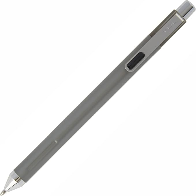 TUL® Fine Writing Solid Metal Barrel Ballpoint Pen With 2 Refills, Medium Point, 1.0 mm, Silver Barrel, Assorted Ink Colors