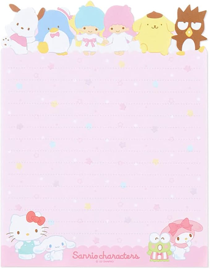 Sanrio 589403 Sanrio Characters Letter Set