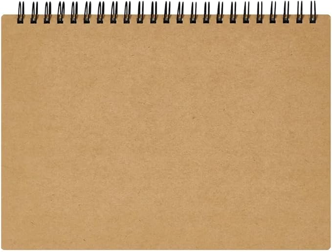 Maruman MNEMOSYNE Notebook 5.83 x 8.27 Inches (Horizontal A5), 5mm-squared, 70 Sheets (N182A), White